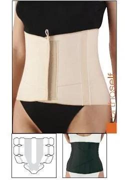 Criss-Cross Corsetto Elastico Basso Beige PR1-1078 Taglia XS