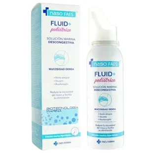 Naso Faes Fluid+ Meerwasser für Kinder mit Mukolytikum, 100 ml