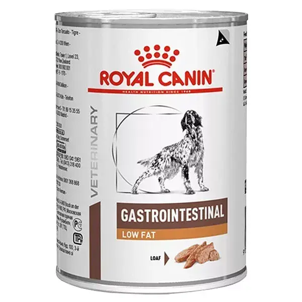 Royal Canin Veterinary Diet Perros Gastro Intestinal Low Fat Alimento Húmedo 12X410g