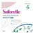 Saforelle Protections Serviettes Nuit en Coton Bio avec Ailettes 10 unités