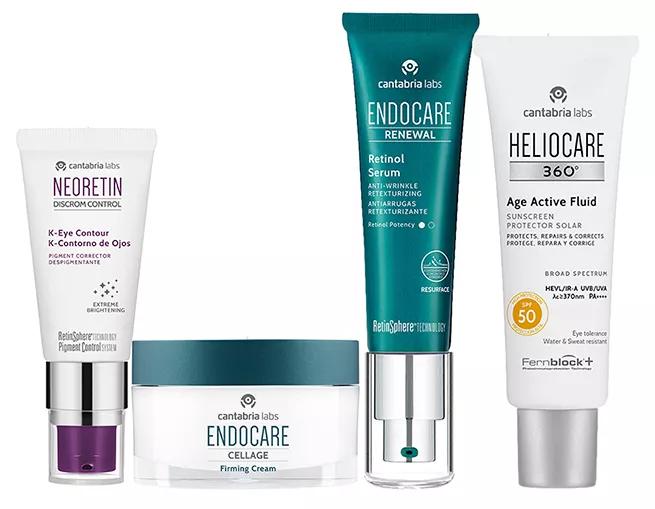 Anti-Aging-Routine für trockene Haut mit Anti-Augenringen-Kontur