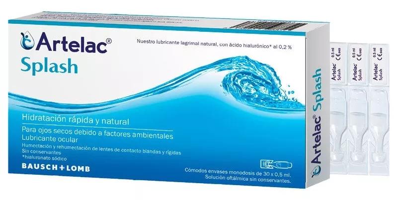 Bausch&Lomb Artelac Splash Humidificante Instantâneo Olhos 30 monodoses