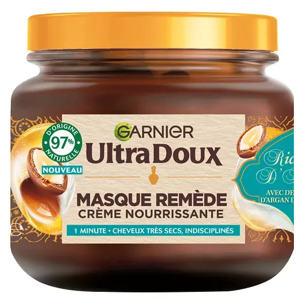 Garnier Ultra Doux Masque Remède Disciplinant Richesse d'Argan 340ml