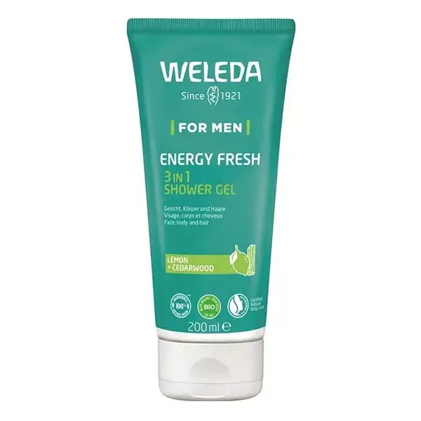 Weleda Gel Douche 3 en1 Energy Fresh 200ml