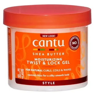 Cantu Shea Butter For Natural Hair Moisturizingr Twist &amp; Lock Anti Frizz Gel 370 gr