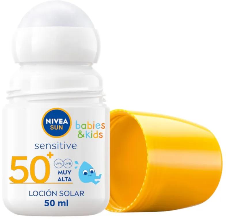 Roll-On Solar Sensitive Children SPF50 + Protect and Play Nivea Sun 50ml