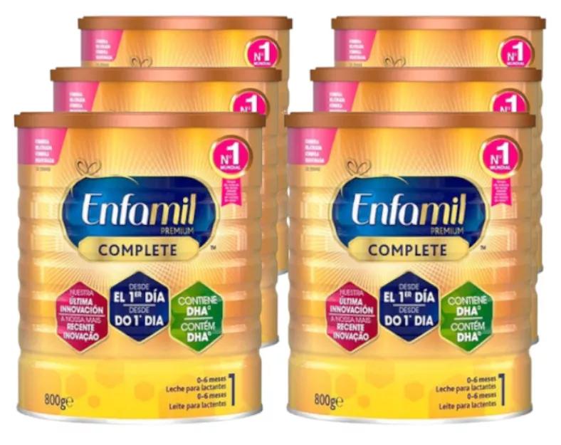 Enfamil 1 Premium Complete Leche de Inicio 6x800 gr