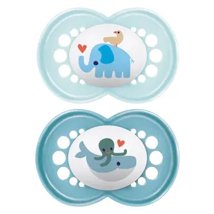 Ciucci originali MAM classe 18+ in silicone x2