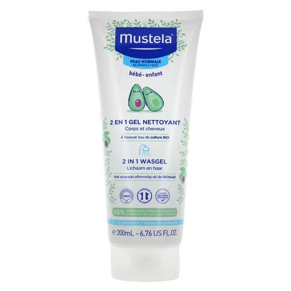 Mustela Gel Limpiador 2 en 1 Piel Normal 200ml