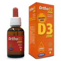 Orthonat Ortho D3 2000 750 gouttes 30ml