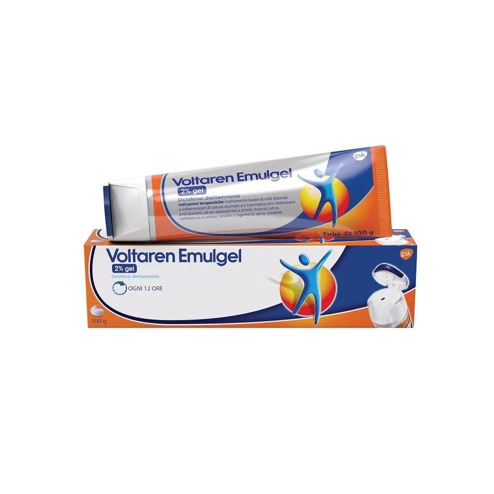 Voltaren Emulgel 2% Antinfiammatorio Diclofenac Dolori Articolari Mal di Schiena Gel 100 g