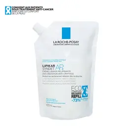 La Roche Posay Lipikar Syndet AP+ Crème Lavante Relipidante Éco Recharge 400ml