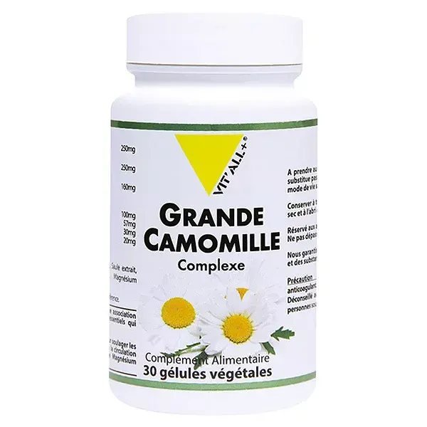 Vit'all+ Grande Camomille Complexe 30 gélules végétales