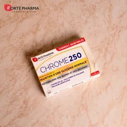 Forté Pharma Chrome 250 en Picolinate Minceur Grignotages Glycémie 30 comprimés