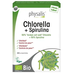 Physalis Chlorella + Spirulina 200 Tablets