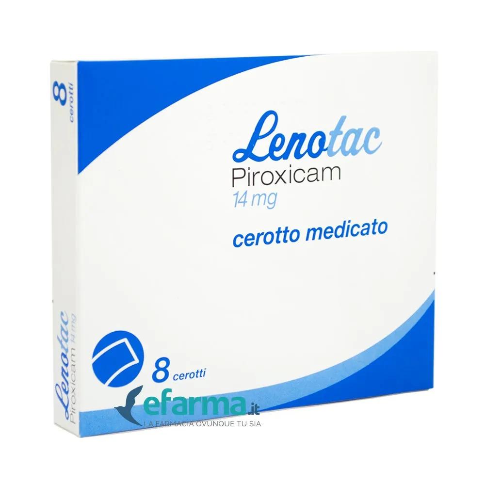 Lenotac 14 mg Piroxicam Dolori Articolari 8 Cerotti Medicati