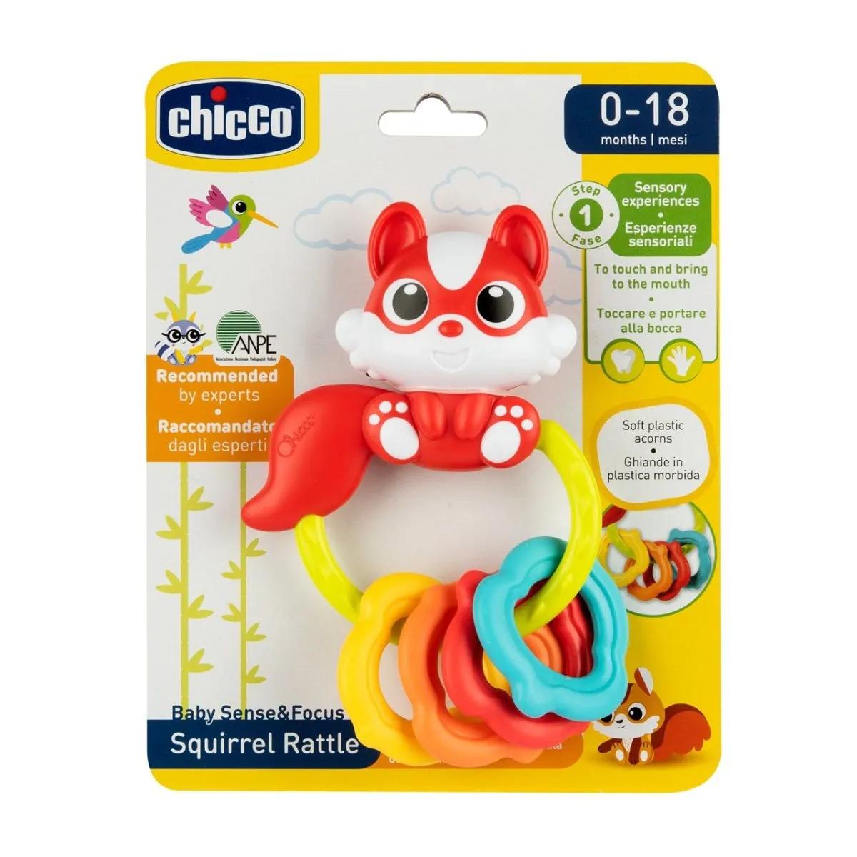 Chicco Trillino Scoiattolo Gioco per Detazione e Creatività per Neonati e Bambini da +0 mesi