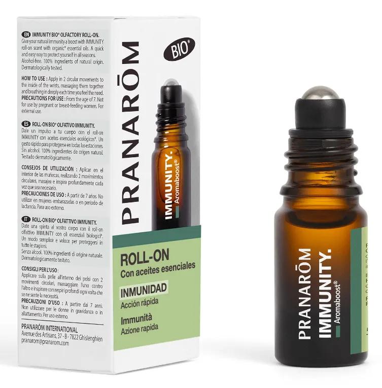 Pranarôm Aromaboost Immunité Bio Roll-On 5 ml