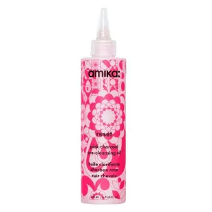 Amika Reset Olio detergente al carbone rosa 200 ml
