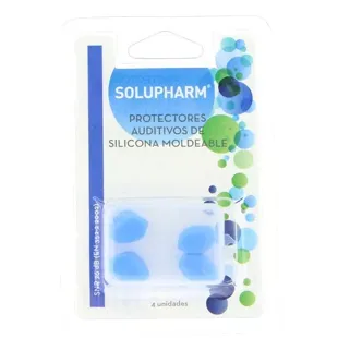 Solupharm Bouchons d'oreille en silicone malléables 4 unités