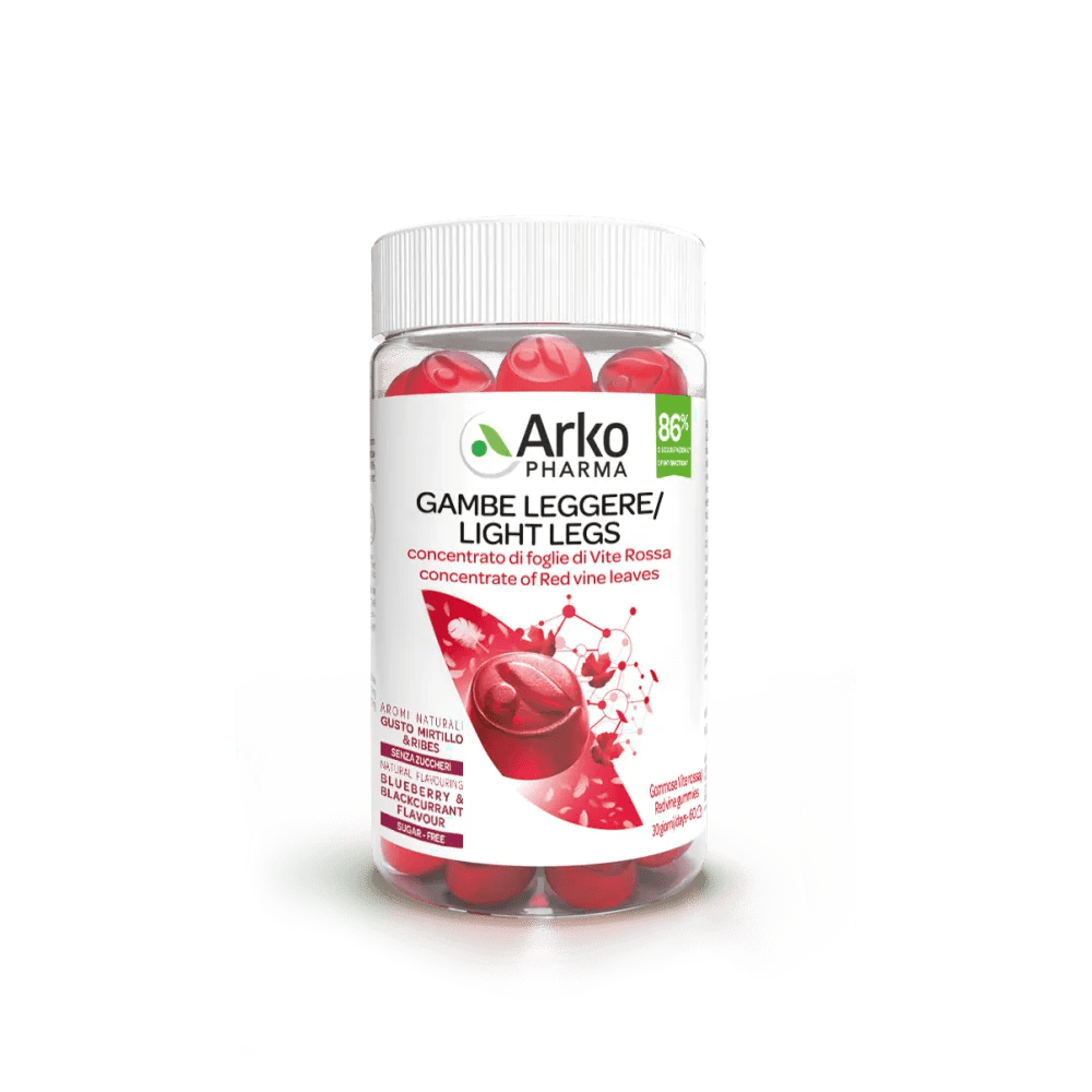 Arkogummies Vite Rossa Integratore per la Circolazione 60 Caramelle Gommose