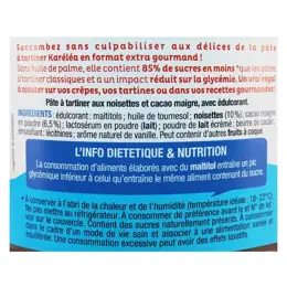 Karéléa Chocolat Sans Sucres Ajoutés Pâte à Tartiner Noisettes Cacao 750g