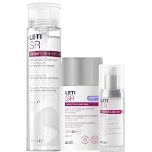 Leti SR Serum 30 ml + Água Micelar 200 ml + Creme Mineral FPS30 40 ml