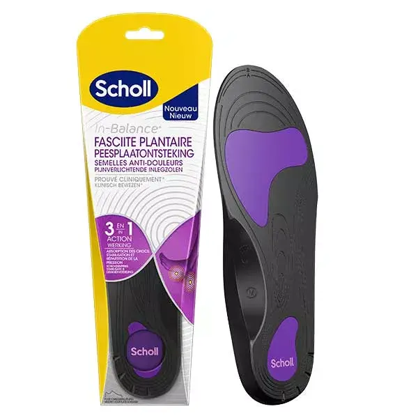 Scholl In-Balance Plantar Fasciitis Pain Relief Insoles Size S (37-39.5)