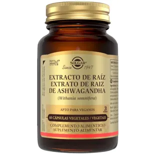 Solgar Ashwagandha Root Extract 60 Vegetable Capsules