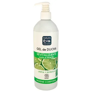 Naturabio Cosmetics Revitalizing Shower Gel Lemon and Aloe 740 ml