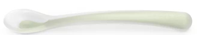 Suavinex Colher de Silicone  +4m Verde