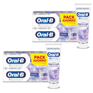 Oral-B 3D White Luxe Perfection Toothpaste 4x75 ml
