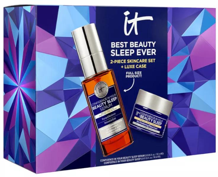 It Cosmetics Confidence In Your Beauty Sleep Sérum 30 ml + Crema 7 ml + Neceser