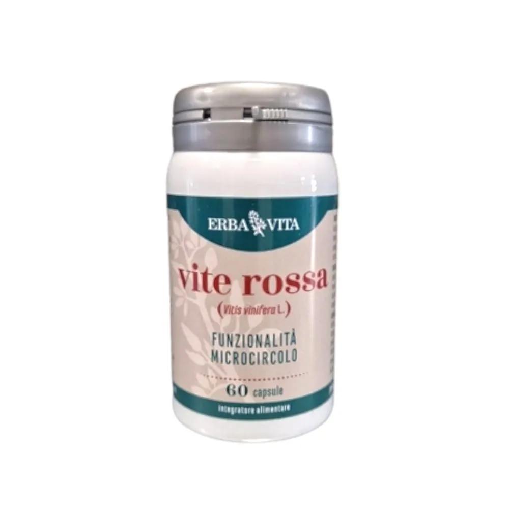 Erba Vita Vite Rossa Integratore Circolazione 60 Capsule