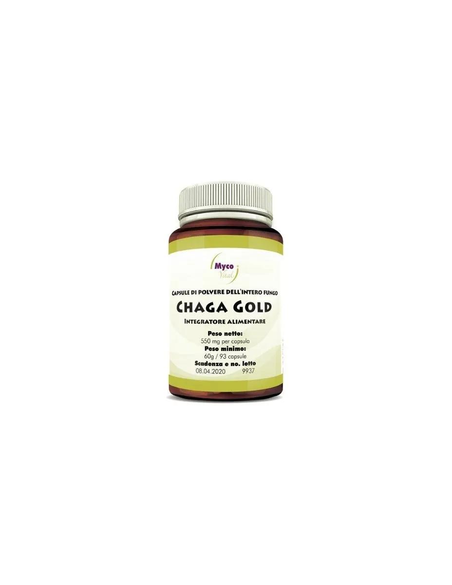 Chaga Gold Integratore Difese Immunitarie 93 Capsule