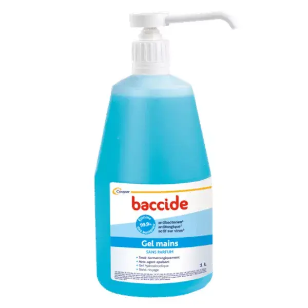 Baccide Gel Mains Hydroalcoolique 1L