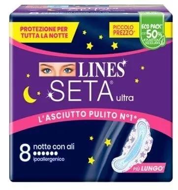 Lines Seta Ultra Notte  8 Pezzi