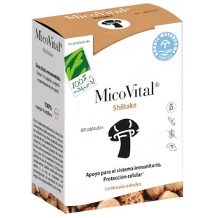 100% Natural MicoVital Shiitake 60 Cápsulas