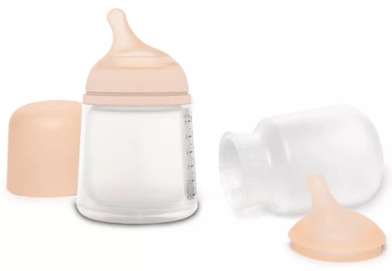 Suavinex Zero-Zero Anti-Colic Babyflasche 180 ml + Sauger + Ersatzbeutel