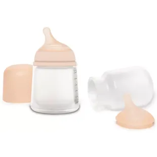 Suavinex Zero Zero Biberón Anticólicos Flujo Lento +0m 180 ml + Tetina + Bolsa Recambio Fair