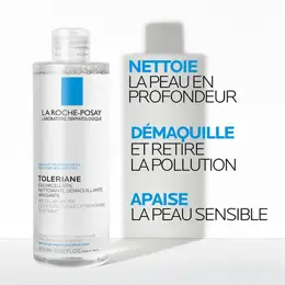 La Roche Posay Toleriane Physiologique Eau Micellaire Peaux Sensibles 400ml - Lot de 2
