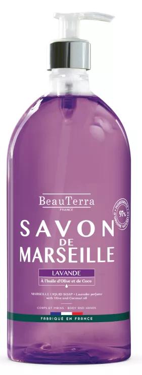 Beauterra Sapone di Marsiglia alla lavanda 1 litro