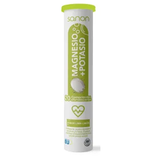 Comprimés effervescents de magnésium et de potassium Sanon 20