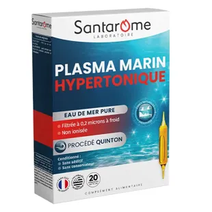 Santarome - Plasma Marino Ipertonico Processo Quinton - Vitalità - 20 fiale