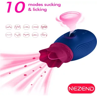 Nezend Crown Saug- und Leck-Vibrator