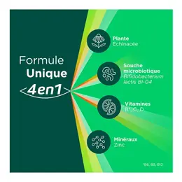Berocca Immunité Défense Vitamine D, C et B Zinc Lot de 2 x 28 gélules végétales