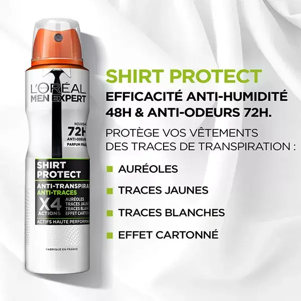 L'Oréal Men Expert Shirt Protect Anti-mark Deodorant Spray 150ml