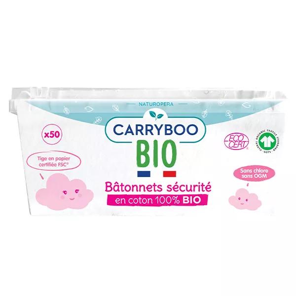Carryboo Organic Cotton Safety Sticks 50 sticks