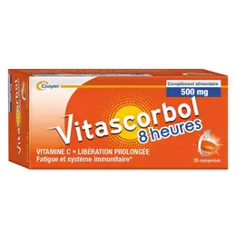 Vitascorbol 8 Heures 500mg 30 comprimés