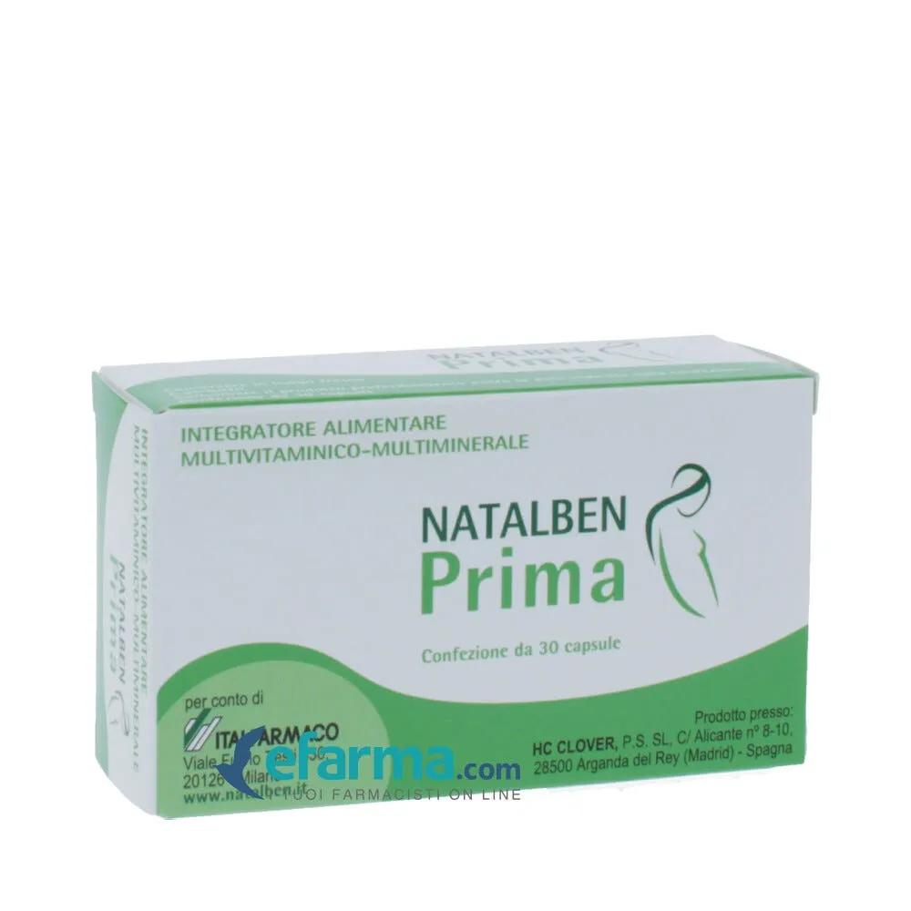 Natalben Prima Integratore Multiminerale Multivitaminico 30 Capsule